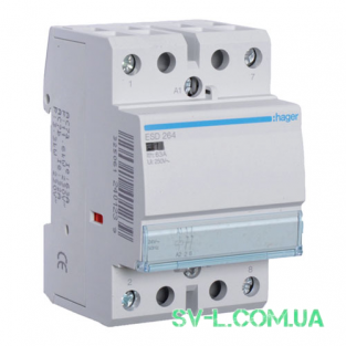 Контактор ESD264 63A 2НЗ 24V 3м Hager