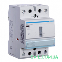 Контактор безшумний з ручним керуванням ERL263S 63A 2НО 12V 3м Hager