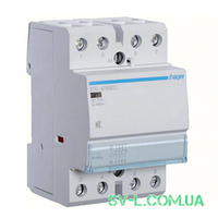 Контактор безшумний ESL428SDC 25A 3НО+1НЗ 12V 2м Hager