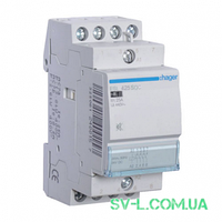 Контактор безшумний ESL425SDC 25A 4НО 12V 2м Hager