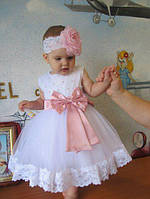 Платье для девочки "Цветочек" на возраст 1год (от 0 до 3х лет)
