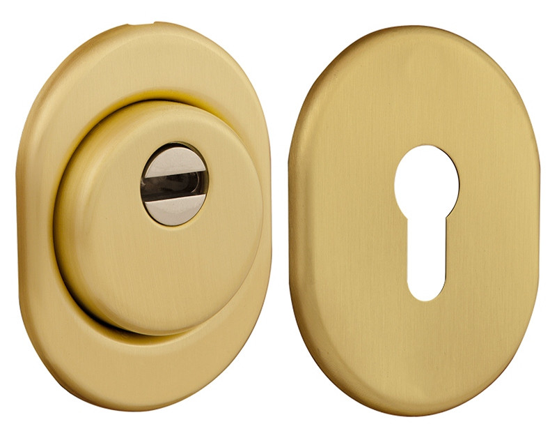 Захисна броненакладка DiSec ВDS16P матова латунь (Італія)