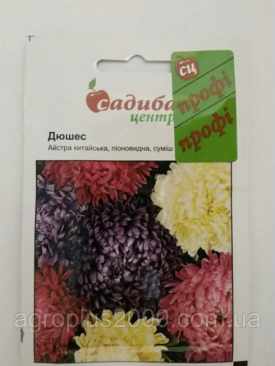Насіння Астра китайська півоноїдна Дюшес Суміш 5 грамів Hem Zaden