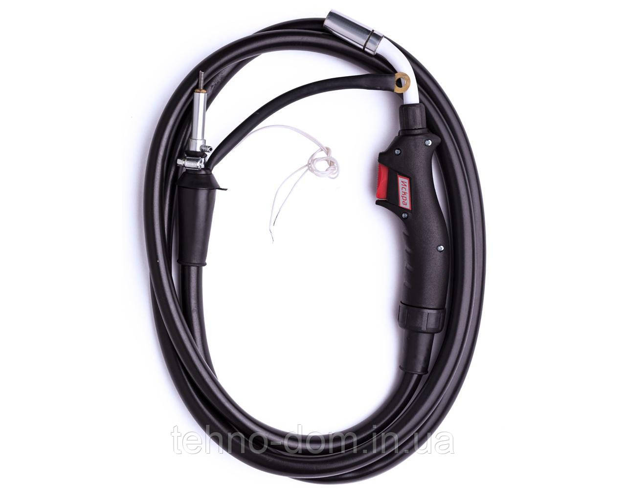 Рукав для напівавтомату Іскра 300 А 3,0 м (поворотний гусак 0,8 мм-1,2 мм)