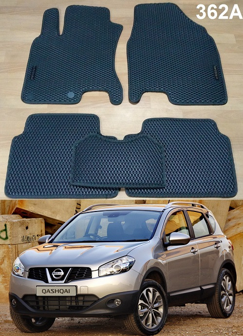 Килимки ЕВА в салон Nissan Qashqai J10 '10-13