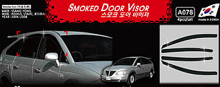Вітровики, дефлектори вікон SsangYong Rodius 2004-2013 (Autoclover/Корея)