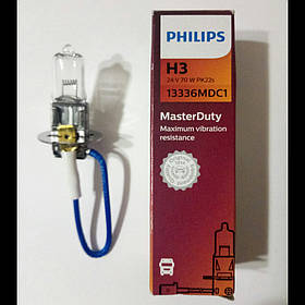 Автолампи Philips H3 MasterDuty 24V 70W