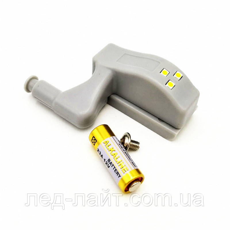 LED підсвітка з датчиком відкриття дверей на батарейці (12V)