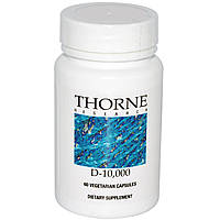 Вітамін D, Thorne Research, 10000 МО, 60 капсул