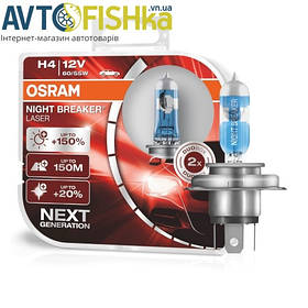 Автолампа Osram Night Breaker Laser Next Generation H4  +150%