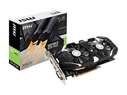 Відеокарта GeForce GTX1060 MSI 6GB OC (GTX 1060 6GT OCV1)