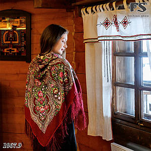 Павлопосадська хустка Квіткове натхнення ДЕФЕКТ!