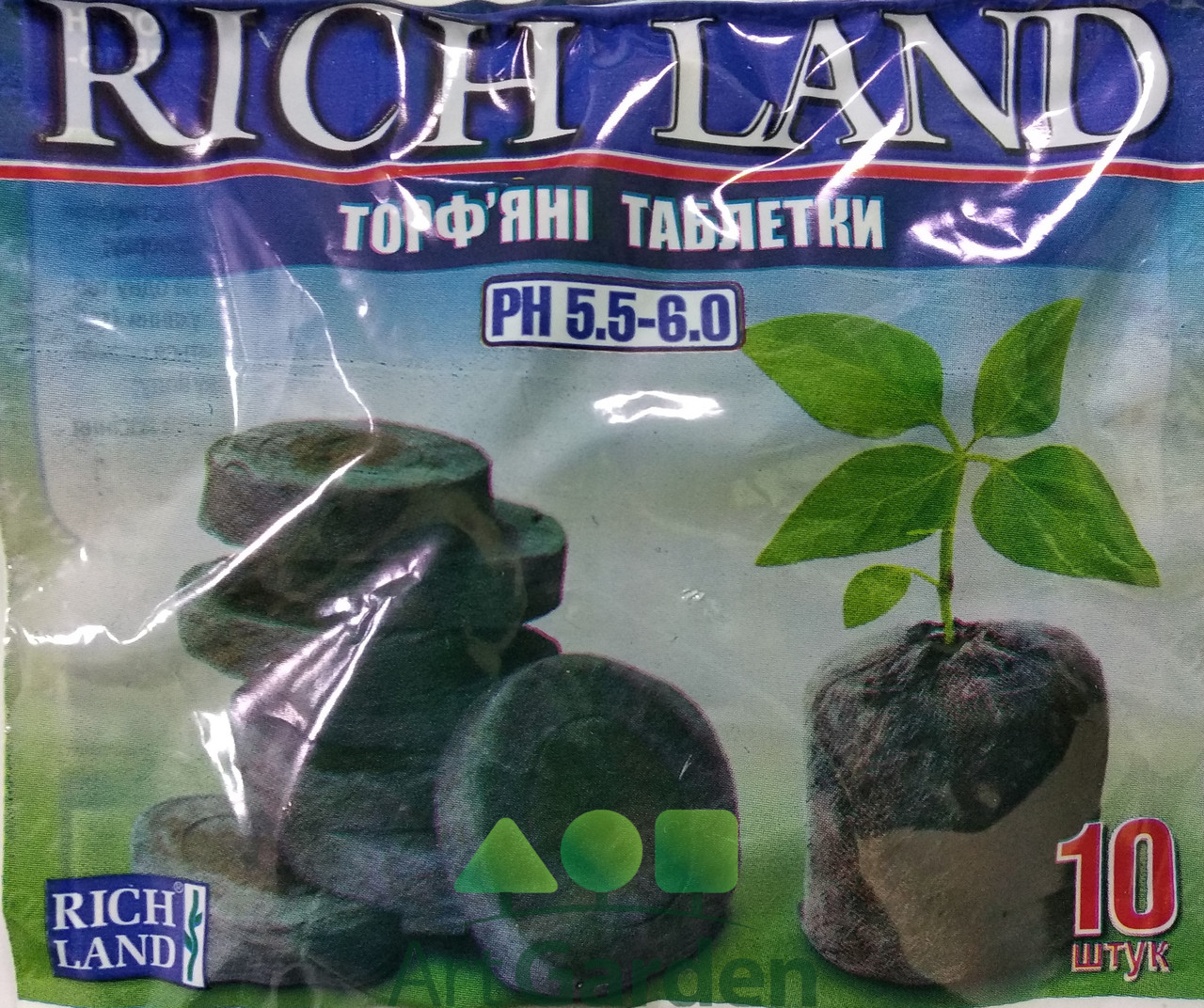 Торф'яні таблетки 44 мм RICH LAND