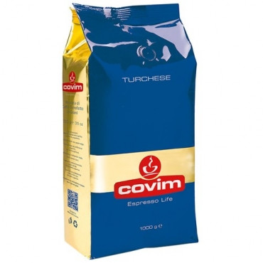 Кава в зернах Covim Turchese 1кг Італія (Ковим espresso life), 80% Арабіки. Італія