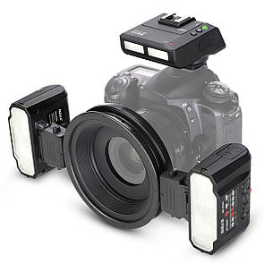 Автоматична накамерна макроспалахом Meike MK-MT24 TTL для Nikon