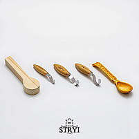 Дерев'яна заготовка ложки STRYI для різьблення, липа, 255*60*35мм, арт.702555, фото 6