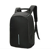 Антивор-рюкзак с USB зарядкой (черный)