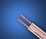 Кабель акустичний JY-6189, 2х1,5мм2, мідь, прозорий