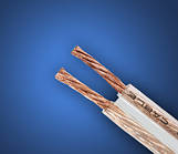 Кабель акустичний JY-6315, 2х2,5мм2, мідь, прозорий