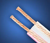 Кабель акустичний JY-6525, 2х6,0 мм2, мідь, прозорий