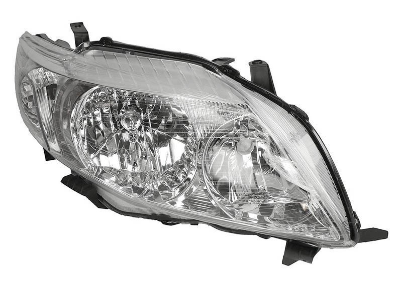 Права передня фара Toyota Corolla 2010-2012 хутро./автом коректор (бел.поворот) HB4/HB3 112-1130R-LD-EM