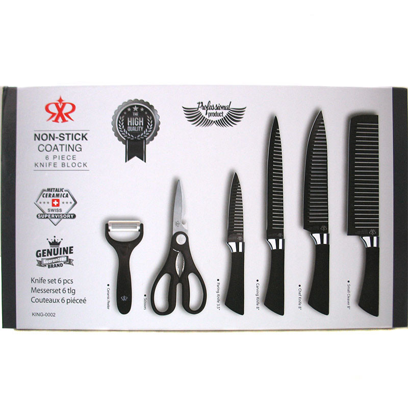 Набір ножів non-stick king-0002, 6 предметів