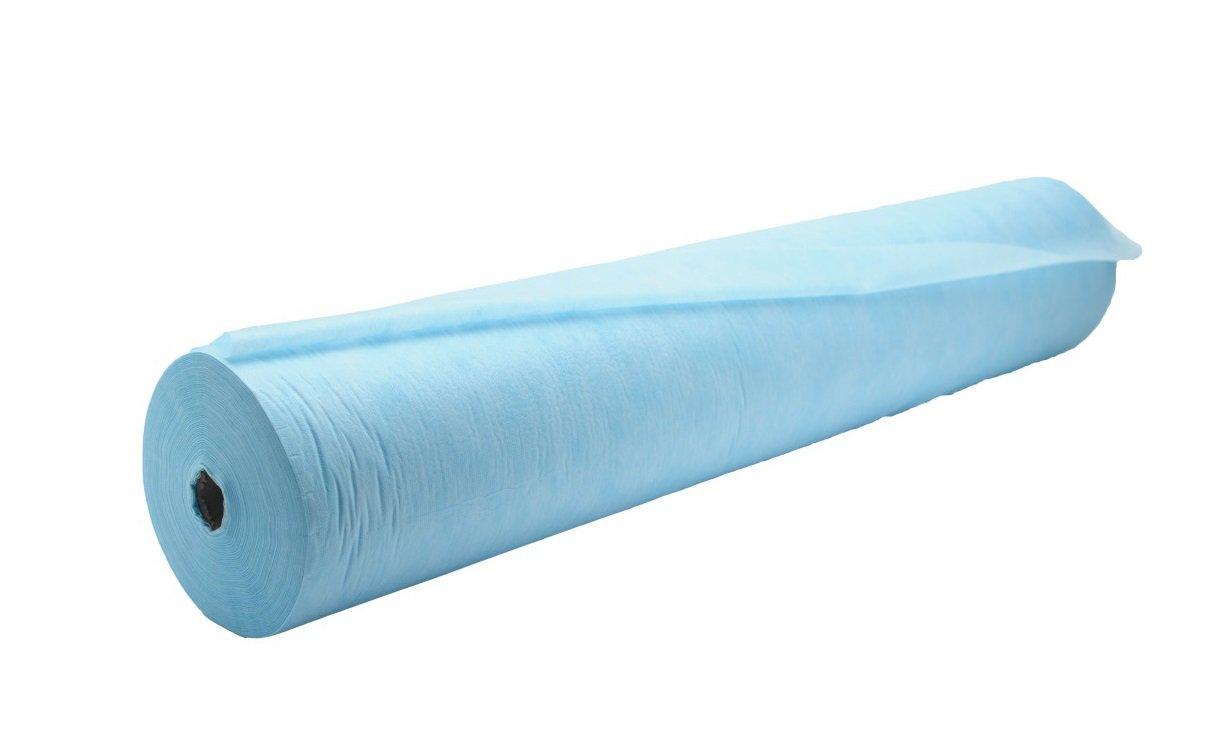 Одноразові простирадла в рулонах 0.8 * 100 м (20г/m2) Блакитний
