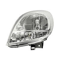 Ліва передня фара Renault Kangoo 2003-2008 H4 з білим поворот., хром.рамка, авто. регул. 551-1145L-LDEMC