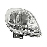 Права передня фара Renault Kangoo 2003-2008 H4 з білим поворот., хром.рамка, авто. регул. 551-1145R-LDEMC