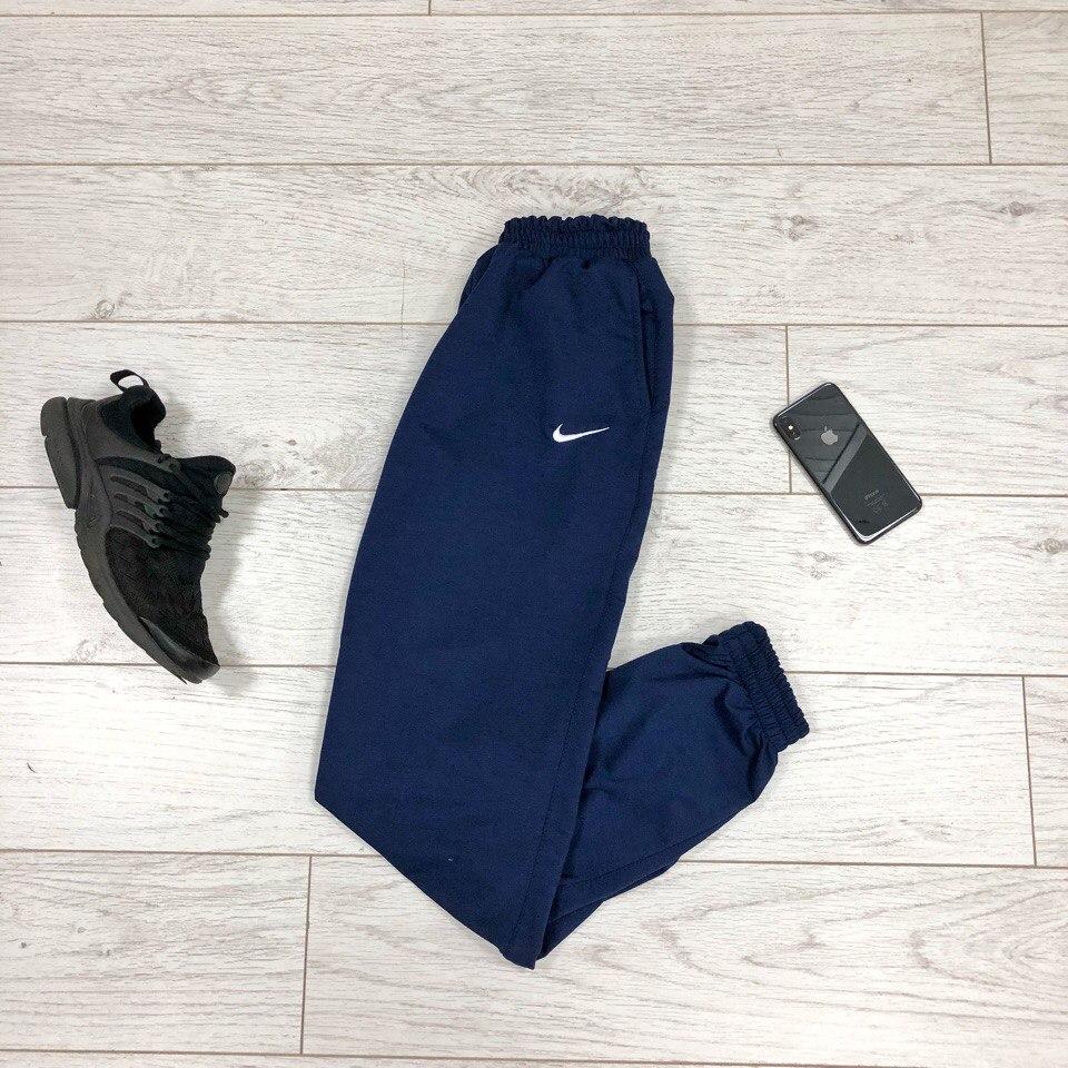 Штани Nike Спортивні сині (Найк) чоловічі трикотажні