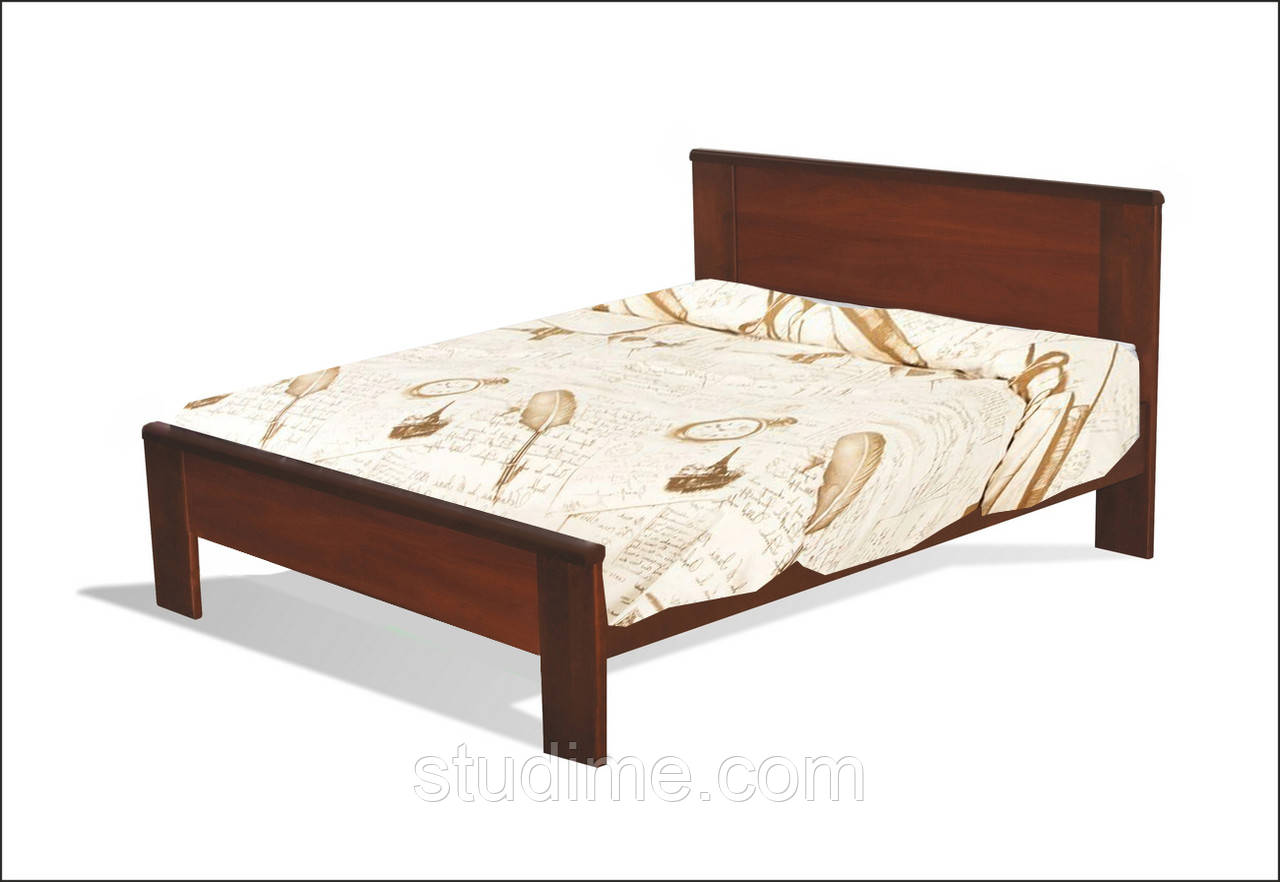 Ліжко з натурального дерева1400 х 2000 "Прима", з 2-ма ящиками