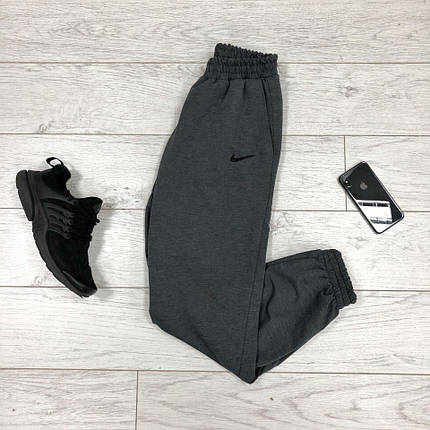 Штани Спортивні Nike сірі (Найк) чоловічі трикотажні, фото 2