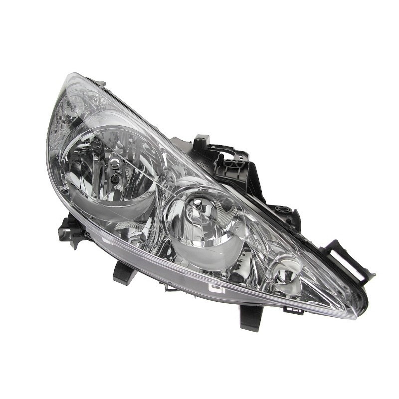 Права передня фара Peugeot 207 2006 - H7/H1 без противотум., ел.реєстр. 550-1141R-LD-EM