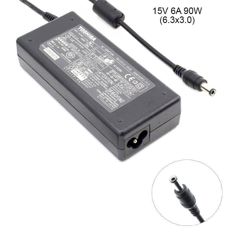 РОЗПРОДАЖ! Блок живлення для ноутбука Toshiba 15V 90W 6A 6.3x3.0