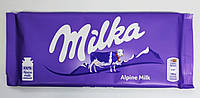 Шоколад молочный Milka Alpine Milk 100г (Франция)