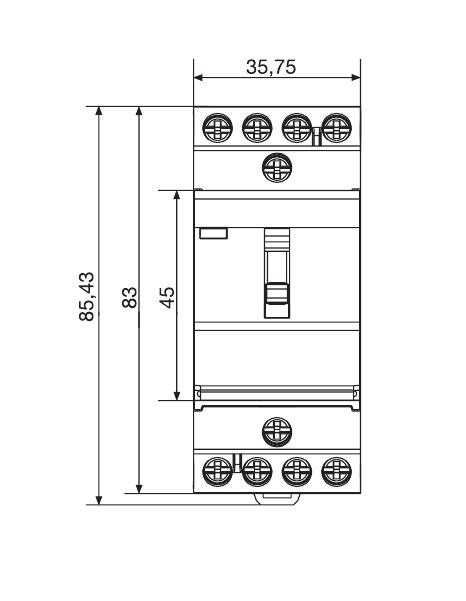 Контактор бесшумный 25А, 3НО, 230В, 2М (Hager) - фото 2 - id-p177597678