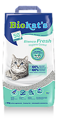 Наповнювач Gimpet Biokat's Bianco Fresh для кішок глиняний, 10 кг