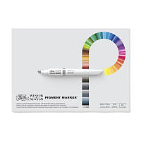 Склейка Pad для маркеров Pigment marker, 17,78*33,02см, W&N, 50 л