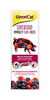 Паста Gimcat Superfood Immunity Duo Paste для кошек, укрепление иммунитета, печень и лесные ягоды, 50 г