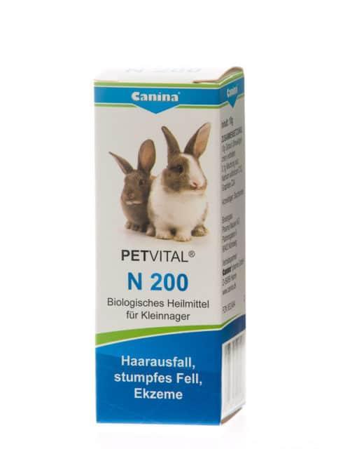 Вітамінний комплекс Canina Petvital N200 для гризунів, здоров'я вовни, 10 м