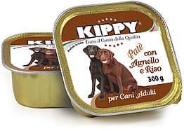 Паштет Kippy Dog для собак з ягням і рисом, 300 г