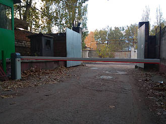 Установка автоматического шлагбаума AN-Motors ASB 6000 стрела 5 м