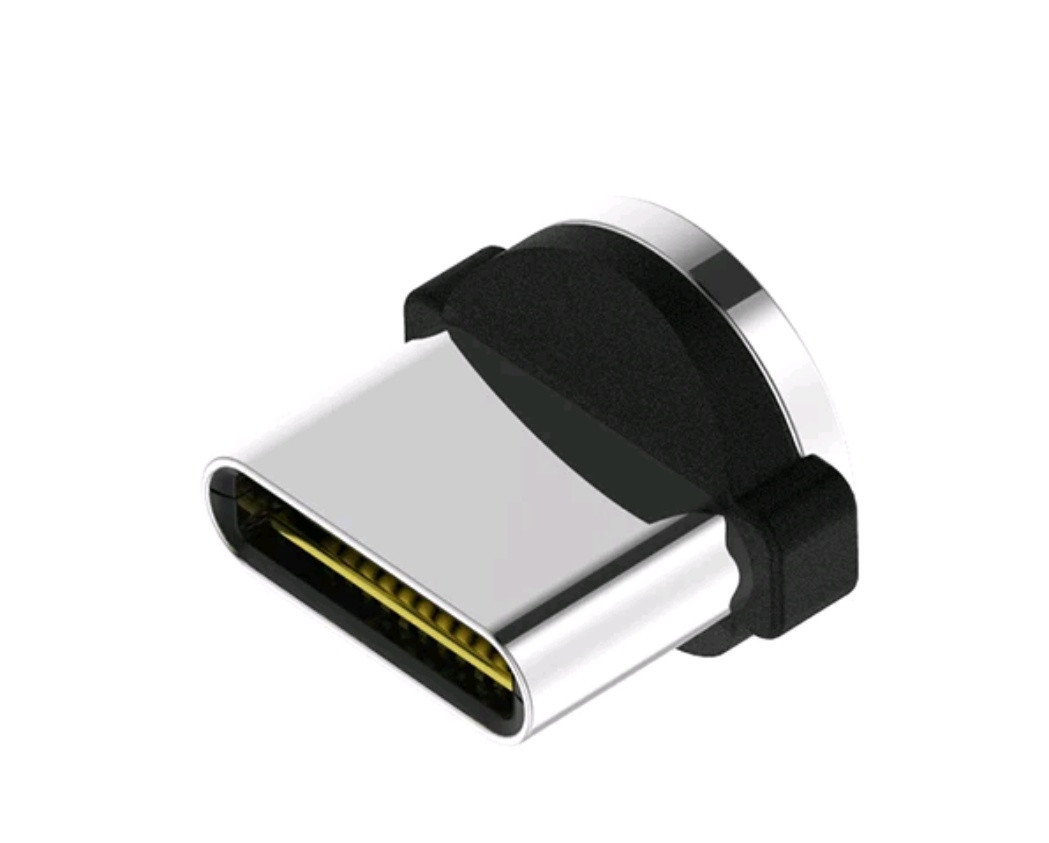Магнітний круглий конектор Type c для кабелів USB TOPK