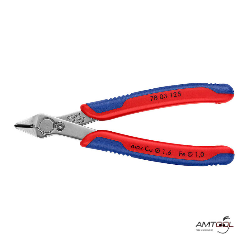 Кусачки прецизійні для найтонших робіт Super Knips® 125 мм — Knipex 78 03 125, фото 1