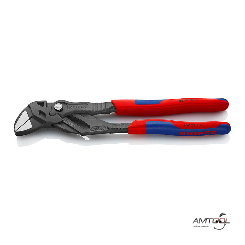 Кліщі переставні — гайковий ключ до 52 мм — Knipex 86 02 250