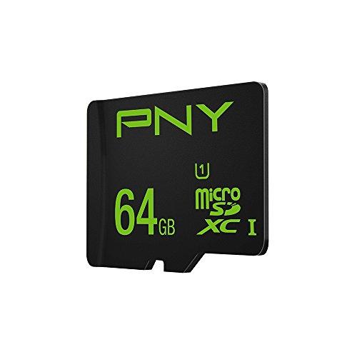 Карта памяти PNY MicroSDXC 64GB Class 10 UHS-1 U1 (SDU64GHIGPER-1-EF)