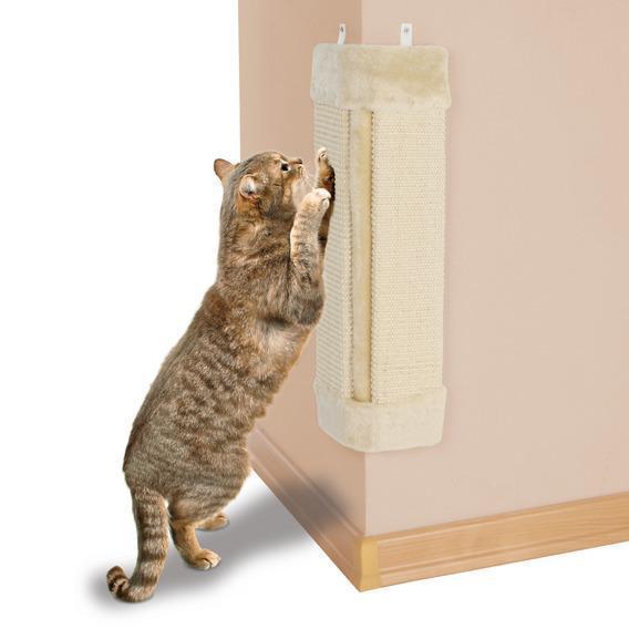 Когтеточка Trixie Scratching Board for Corners для кішок кутова, 23х49 см бежева