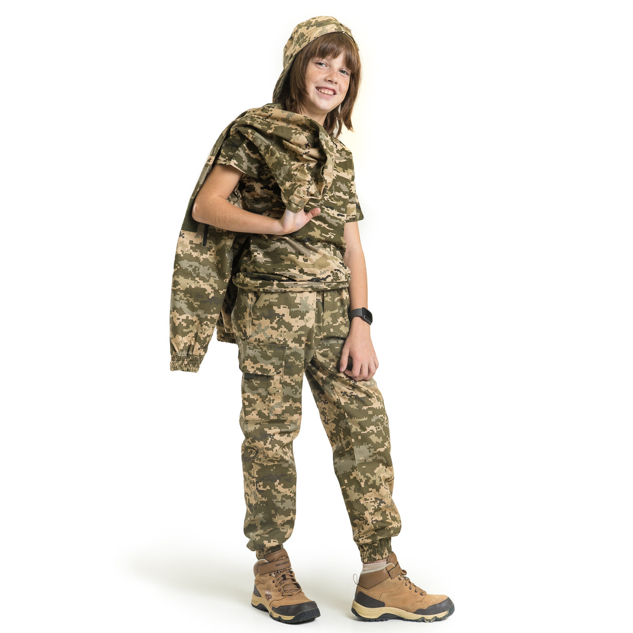 Брюки детские камуфляжные ARMY KIDS Скаут камуфляж Пиксель - фото 6 - id-p848944294