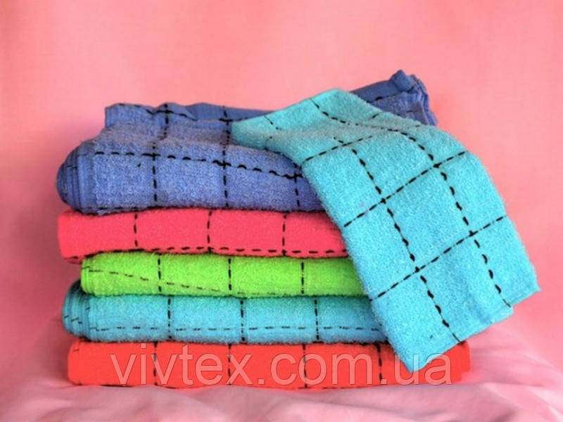 Рушник махровий 25х50 упаковка 50шт., фото 1