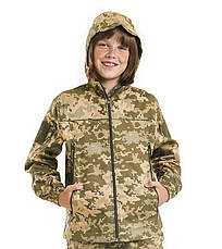 Куртка дитяча ARMY KIDS Скаут камуфляж Піксель, фото 3